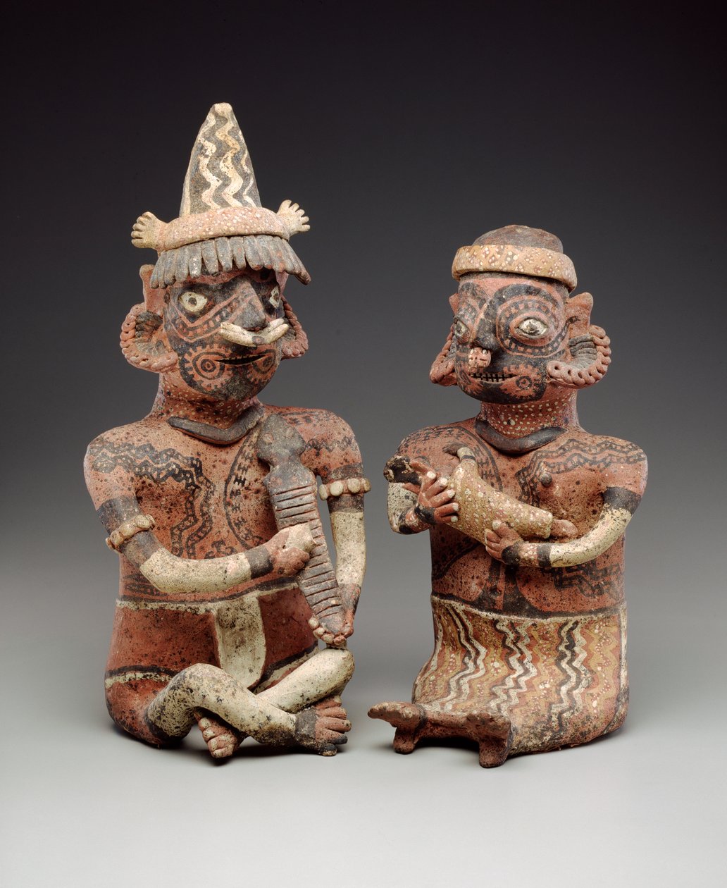Figure masculine et féminine, 100 av. J.-C.-400 apr. J.-C. - Nayarit