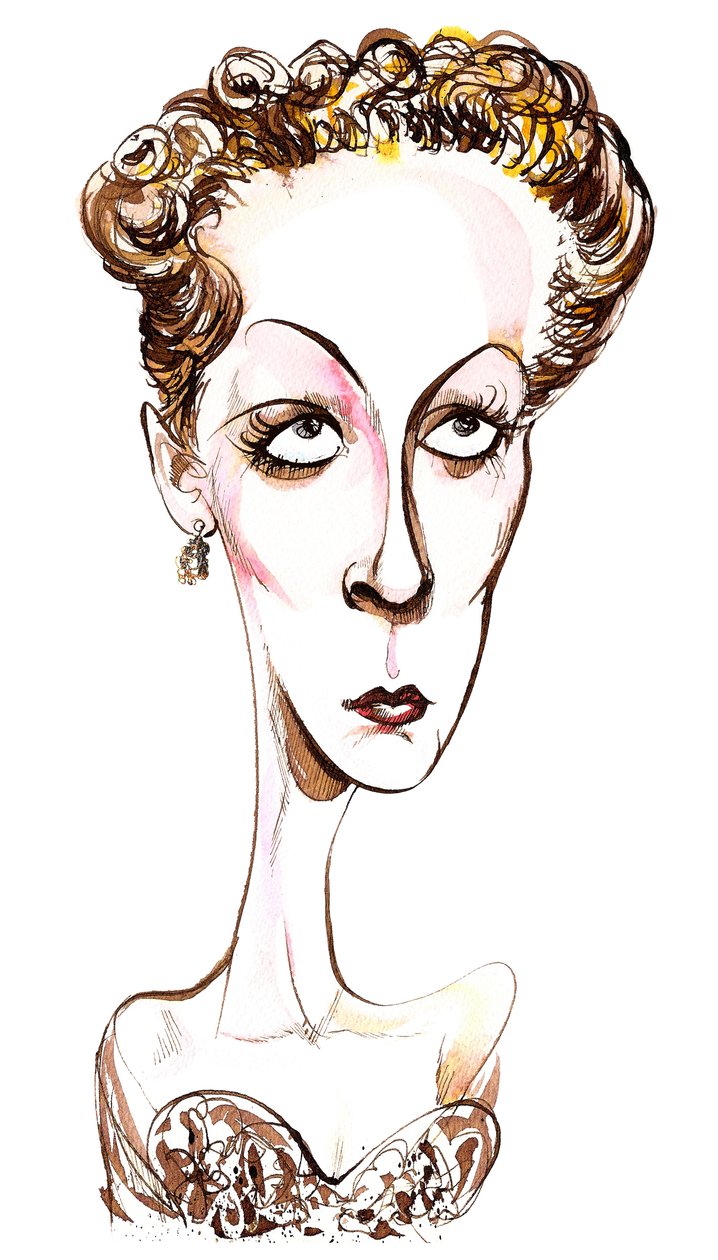 Caricature de Danielle Darrieux - Neale Osborne