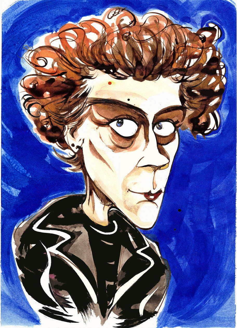 Olga Neuwirth - caricature de la compositrice autrichienne (née en 1968) - Neale Osborne