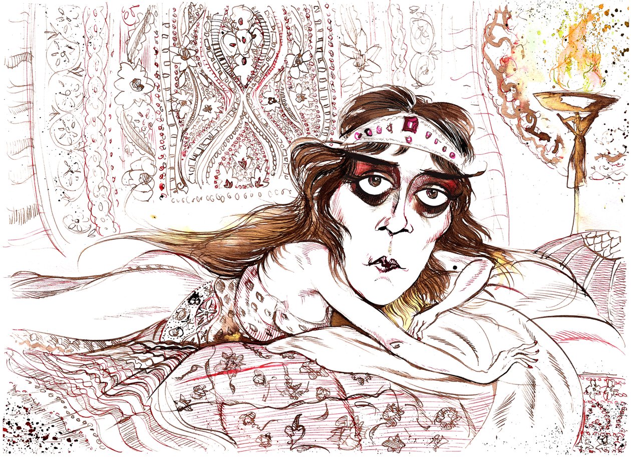 Theda Bara en Cléopâtre - Neale Osborne