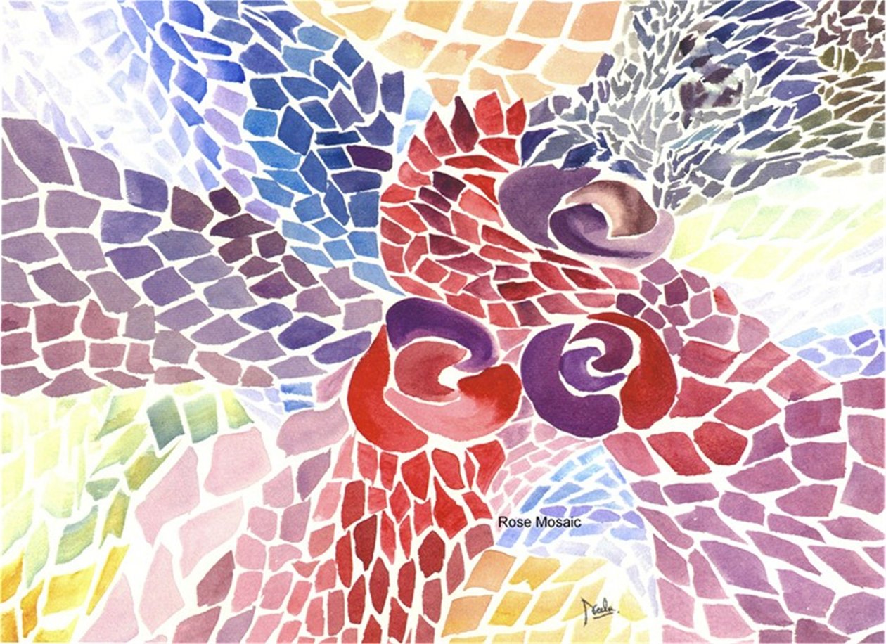Mosaïque de Roses - Neela Pushparaj