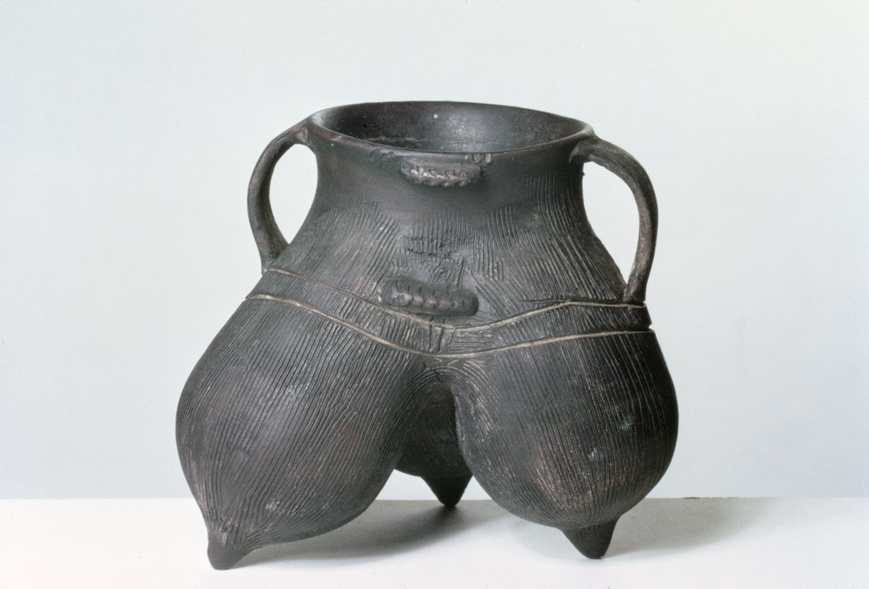 Vase tripode, culture Lung-shan, vers 2000 av. J.-C. - Neolithic