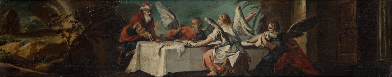 Abraham reçoit les anges - Leopold Blonder