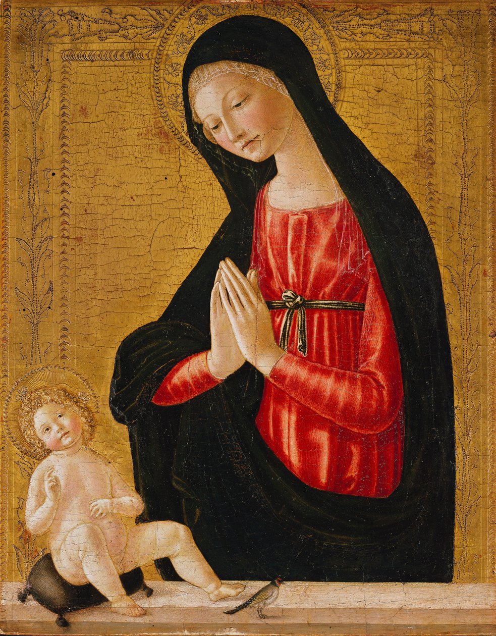 La Madone adorant l