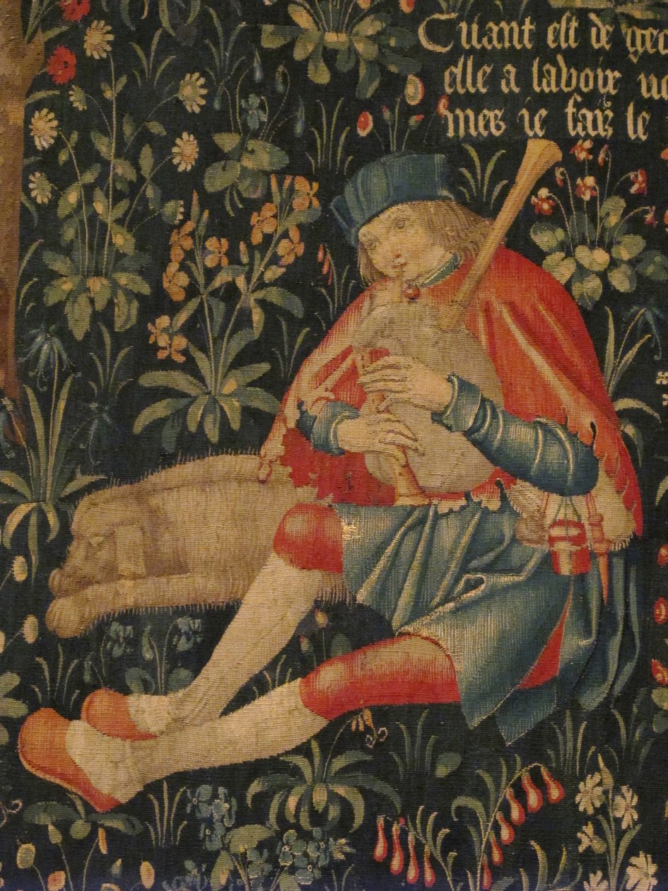 Berger jouant de la cornemuse, vers 1500-1530 - Netherlandish School