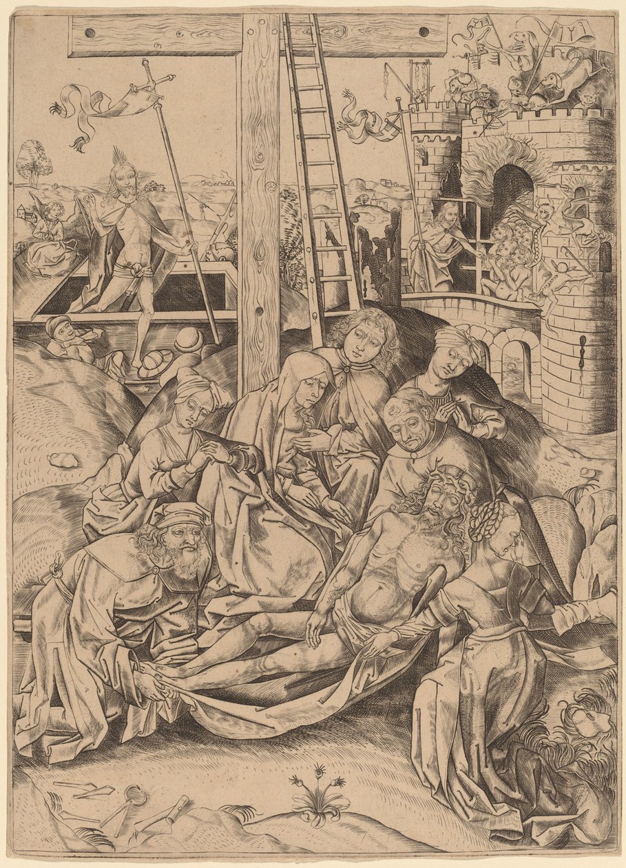 La Lamentation - Netherlandish 15th Century