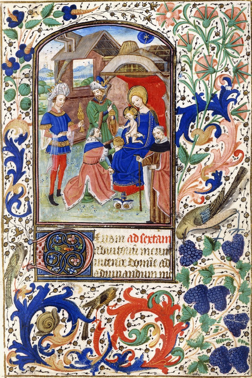Adoration des mages, c.1450 - Netherlandish School