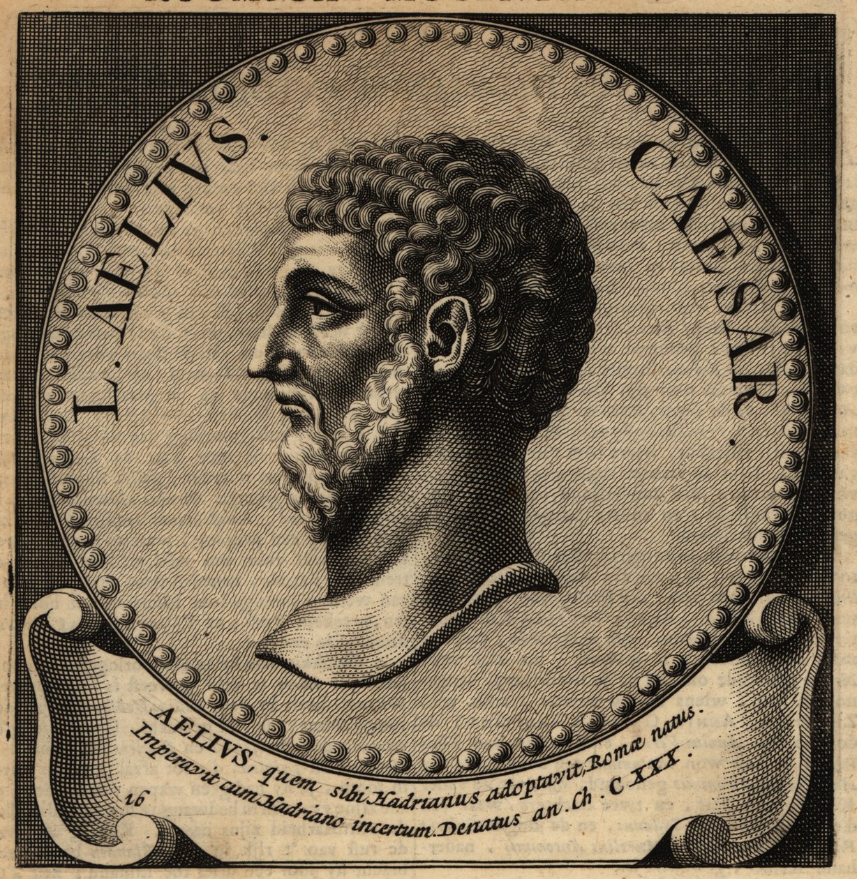 Portrait de Lucius Aelius Caesar - Netherlandish School