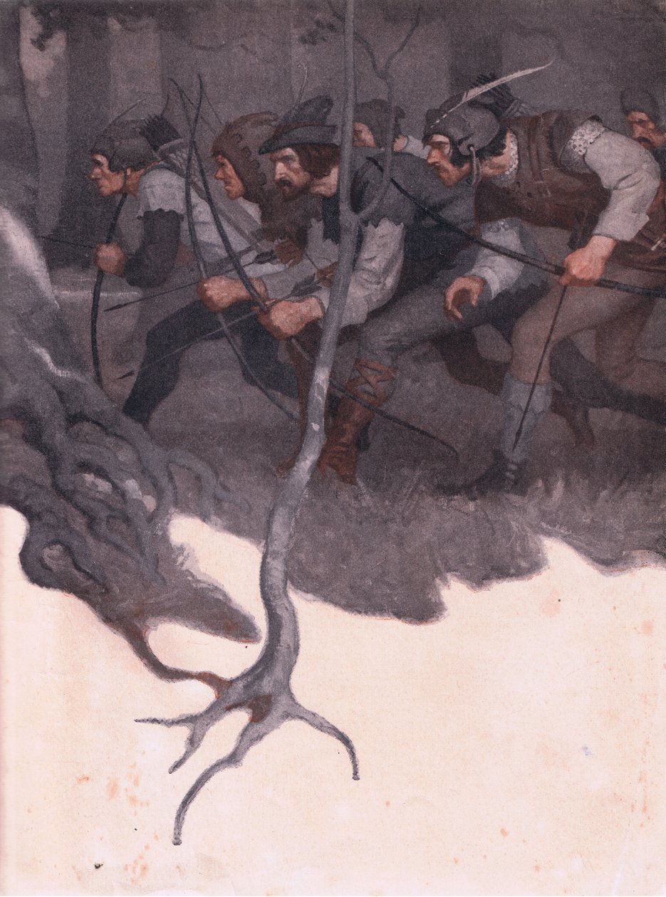 Design de la couverture intérieure, 1916 - Newell Convers Wyeth