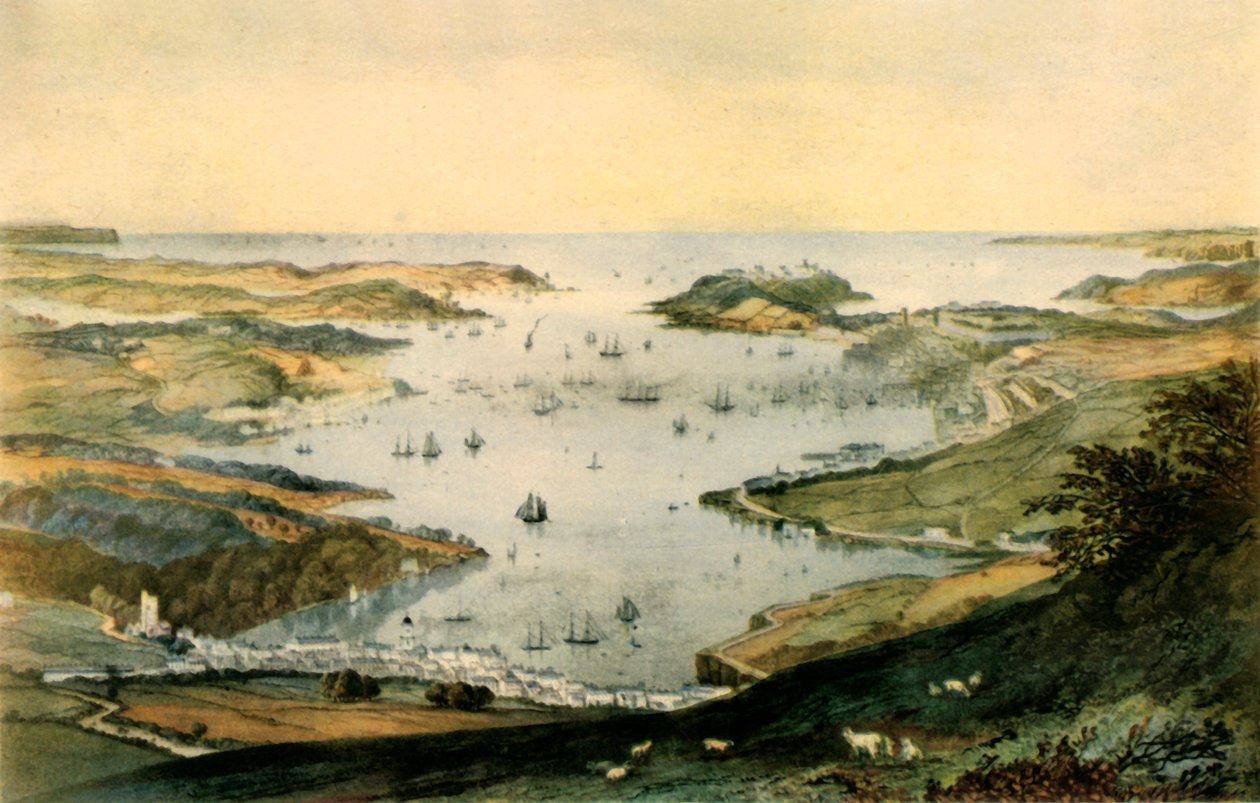Port de Falmouth, vers 1840, 1942 - Newman and Co