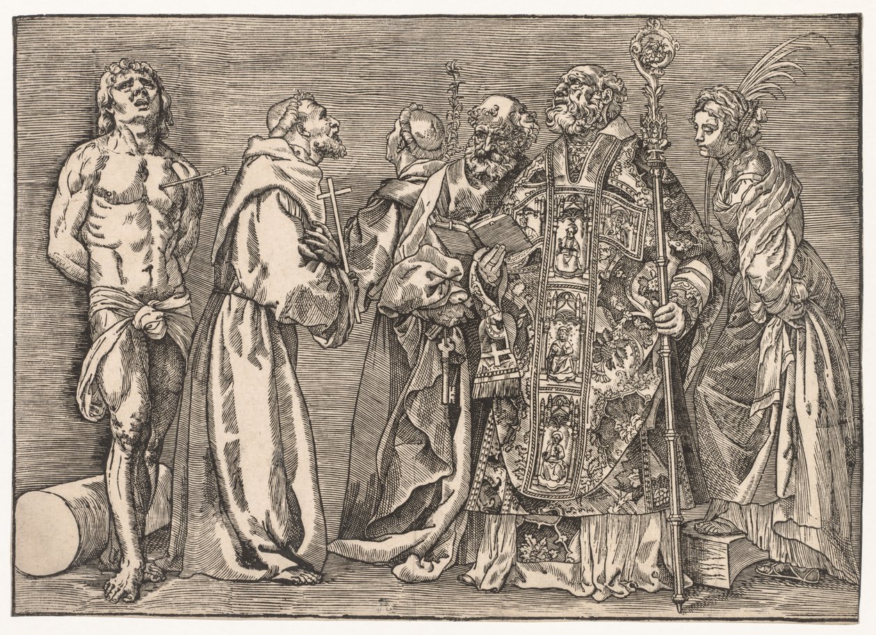Les six saints - Niccolo Boldrini