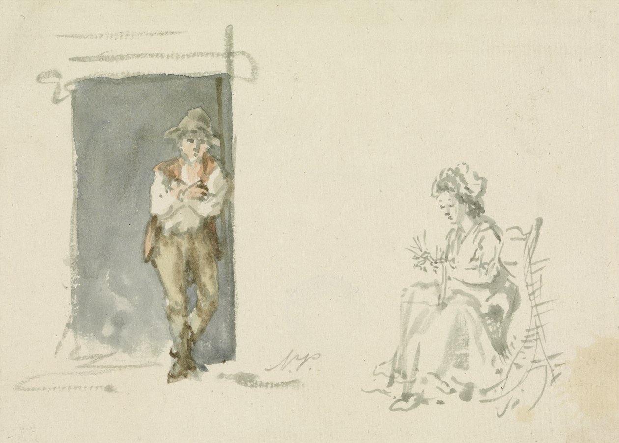 Études de figures, garçon debout - Nicholas Pocock