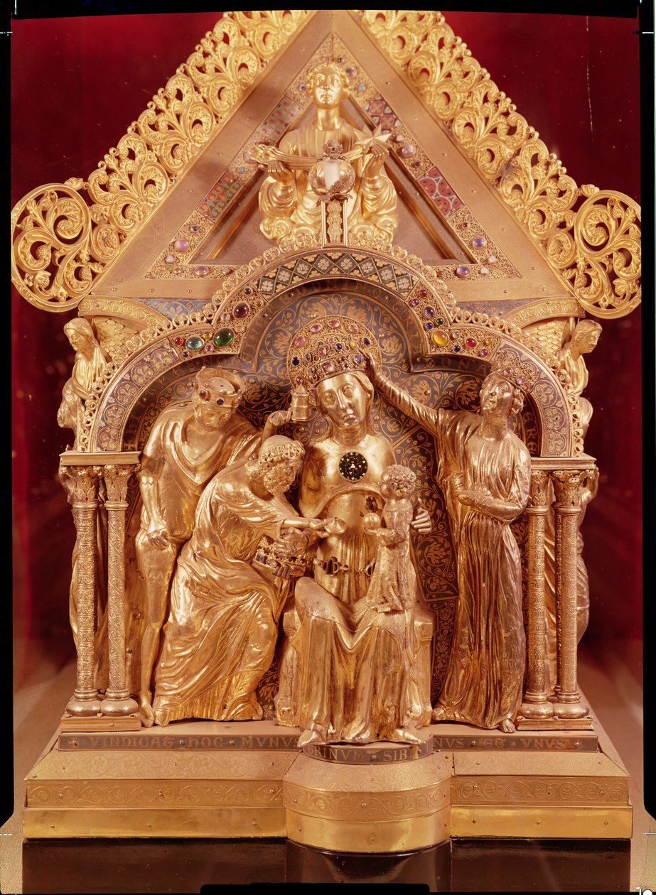 Adoration des Mages, extrémité du pignon du sanctuaire de Notre-Dame, 1205 - Nicholas of Verdun