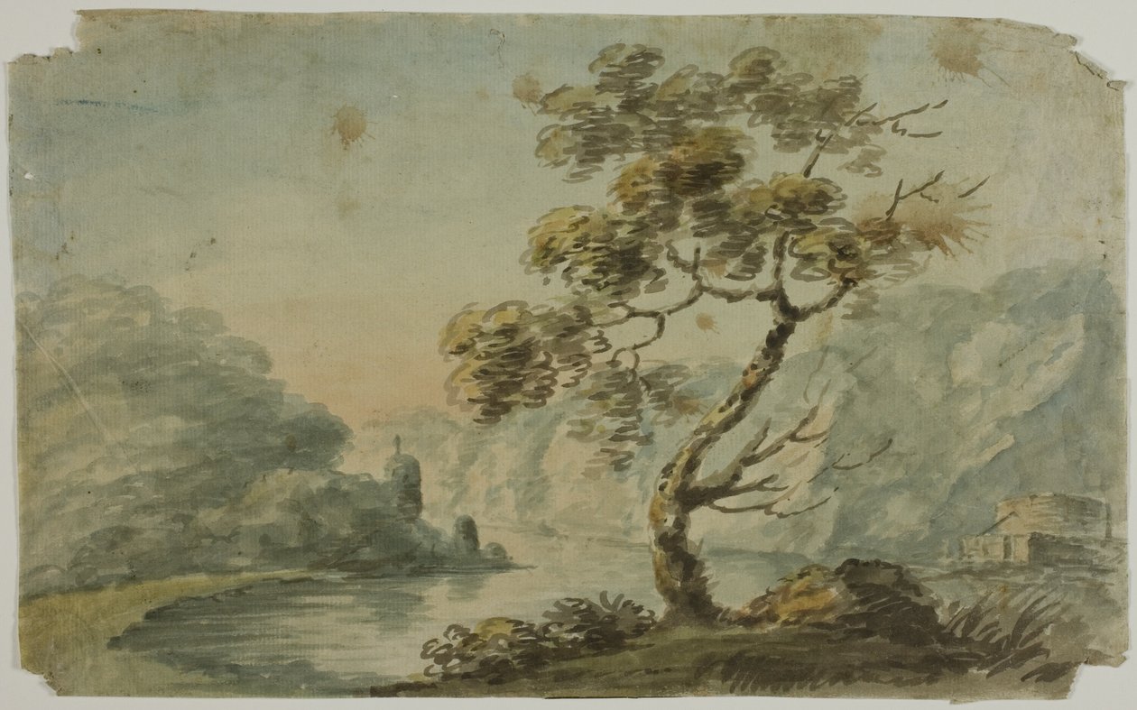Paysage balayé par les vents - Nicholas Pocock