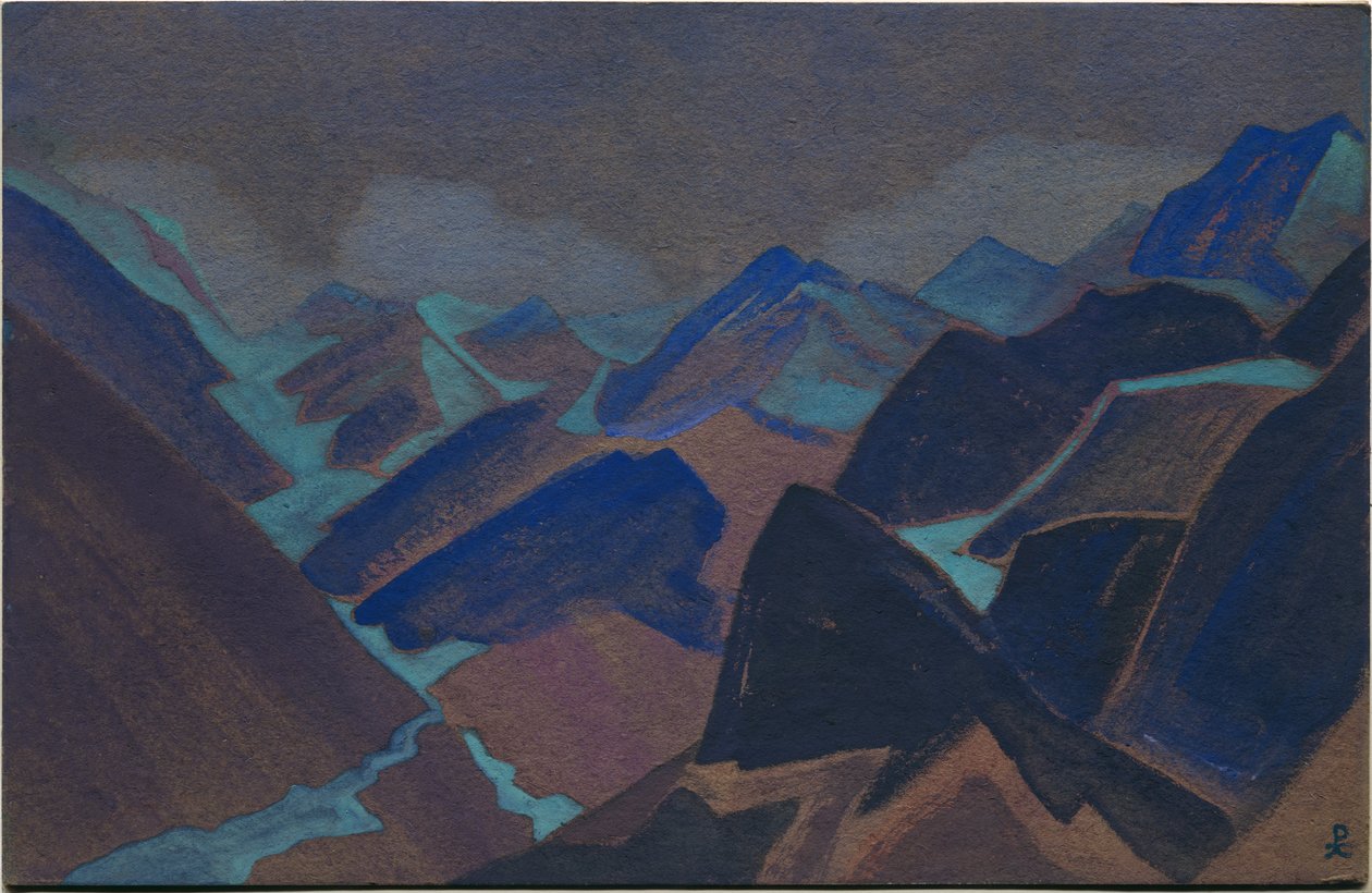 Glaciers de Lahul, 1936 - Nicholas Roerich