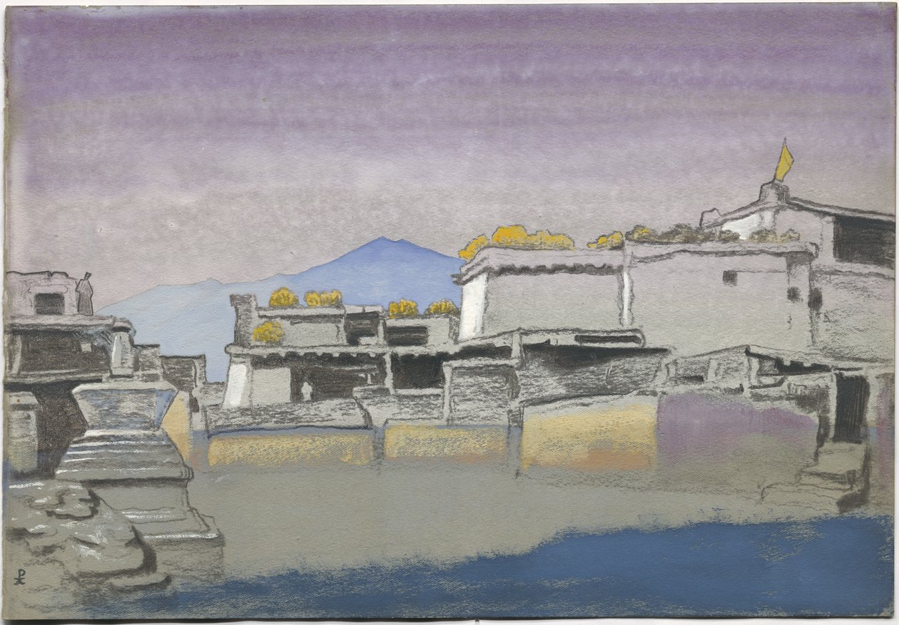 Kardang, étude, 1932 - Nicholas Roerich