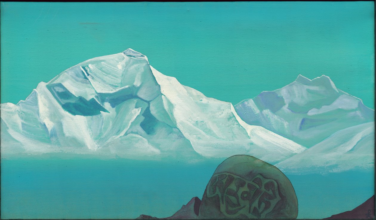 Chemin vers Kailas, série "Montagnes sacrées", 1933 - Nicholas Roerich