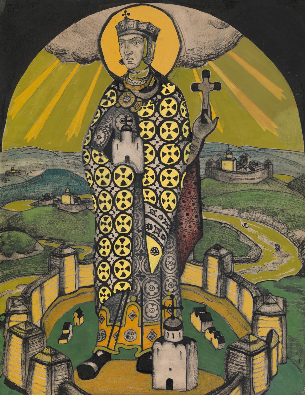 Sainte Olga, princesse de Kiev - Nikolai Konstantinowitsch Roerich