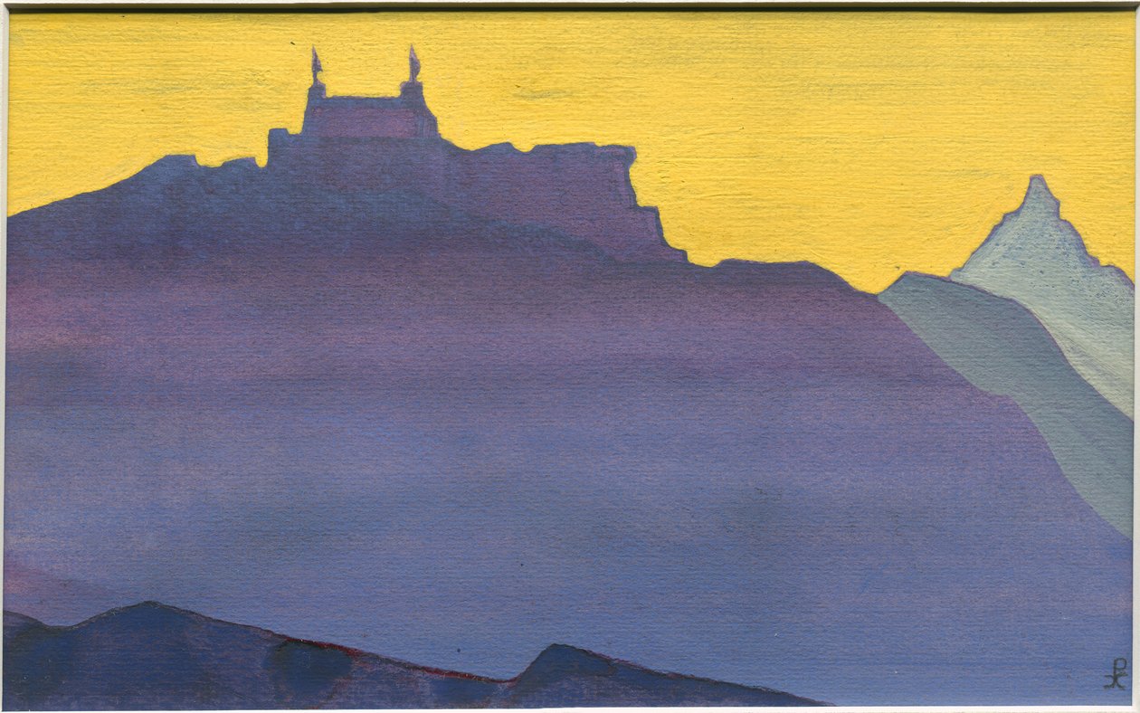 Sissu, esquisse pour une peinture, 1932 - Nicholas Roerich