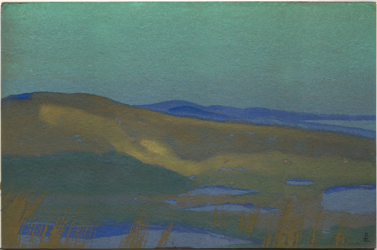 Marais de Tsaidam, 1936 - Nicholas Roerich