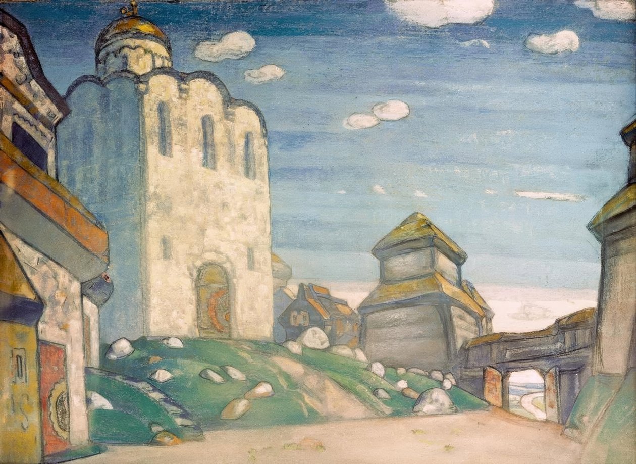 La cathédrale de Putivl - Nicholas Roerich