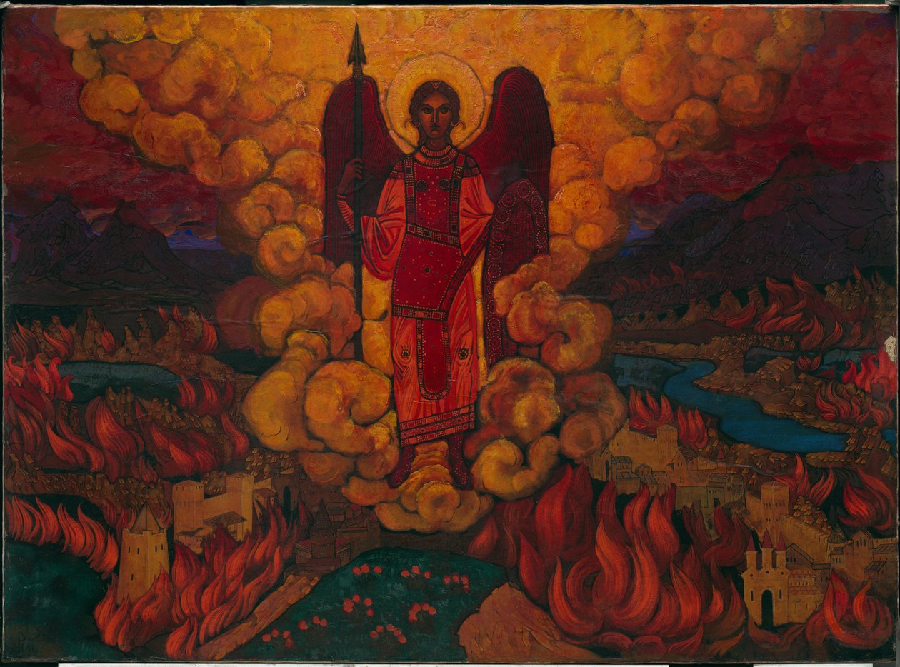Le Dernier Ange, 1912 - Nicholas Roerich
