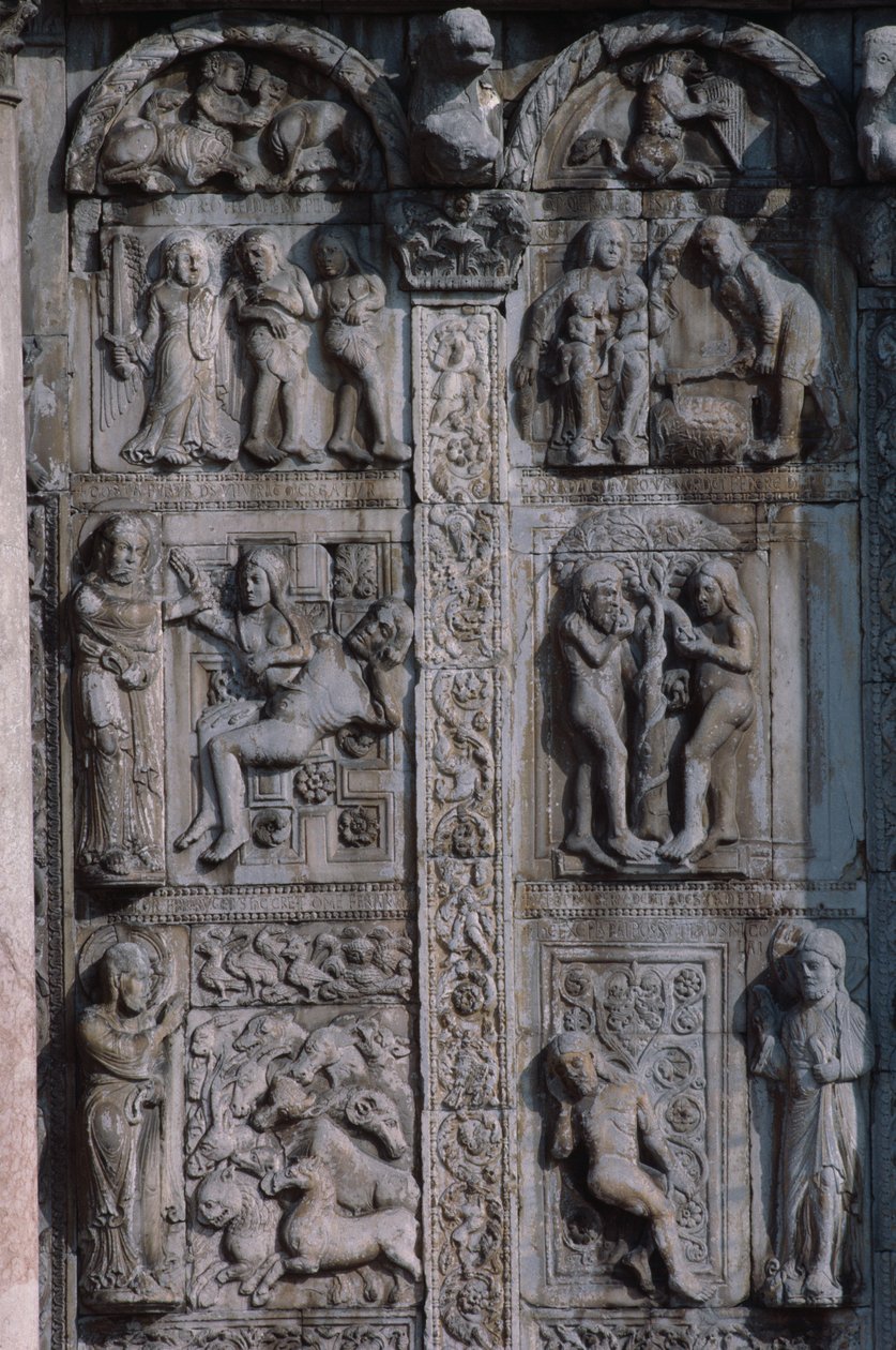 Détail du côté sud du porche ouest, c. 1120-38 - Nicholaus