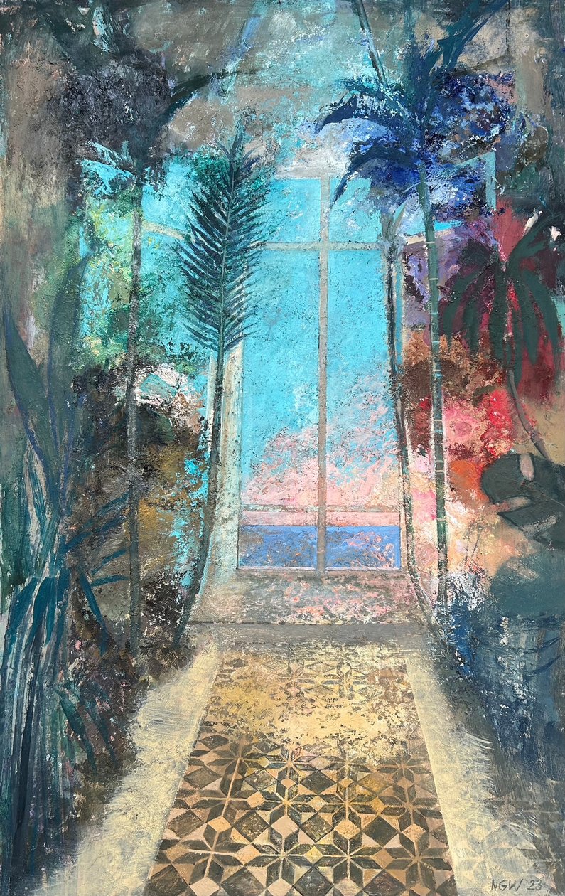 Marée haute, 2022-23 (huile sur carton) - Nick Williams