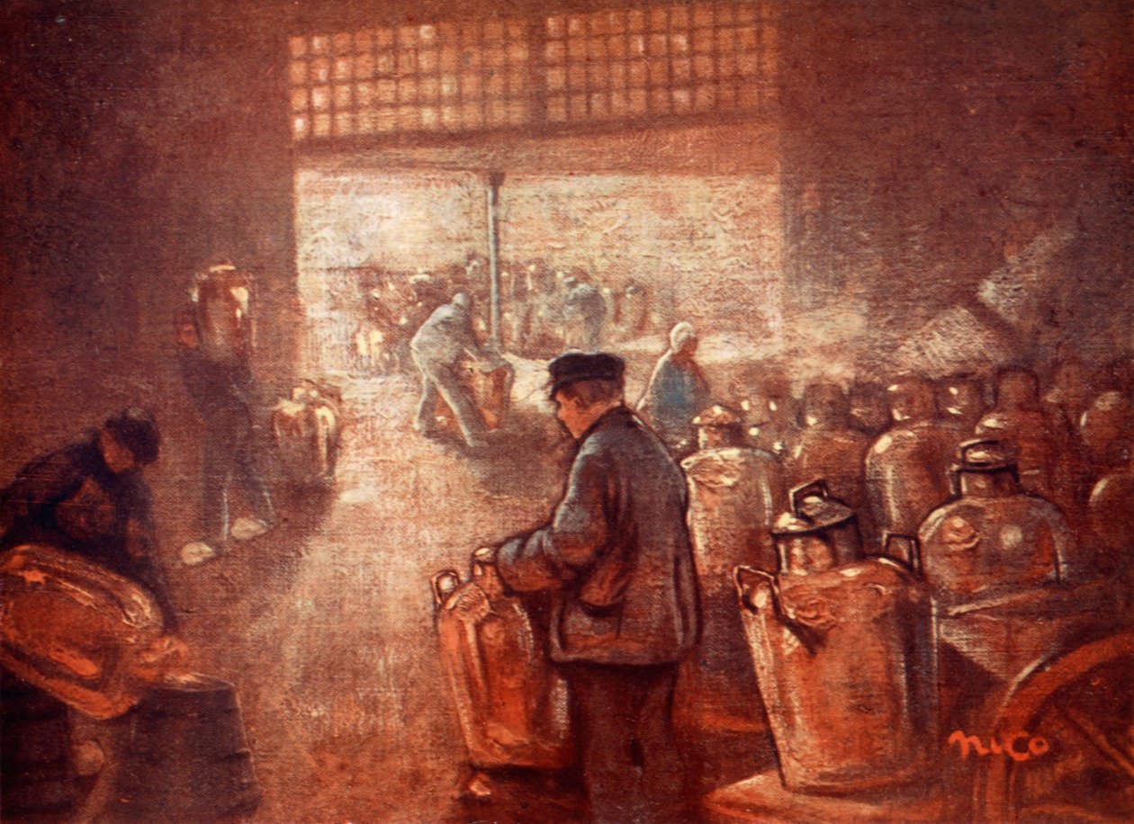 Une laiterie, 1904 - Nico Jungman