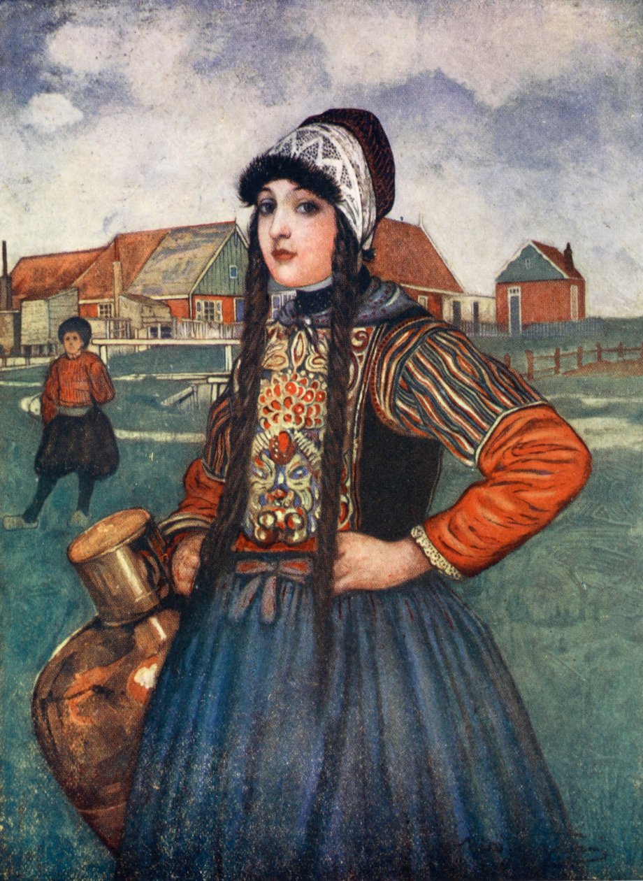 Une fille de Marken, 1904 - Nico Jungman