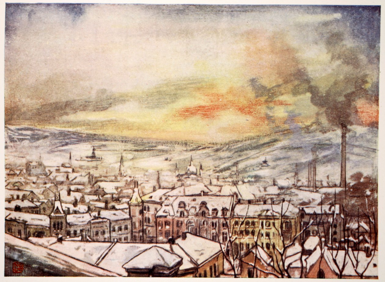 Vue aérienne de Christiania, 1905 - Nico Jungman
