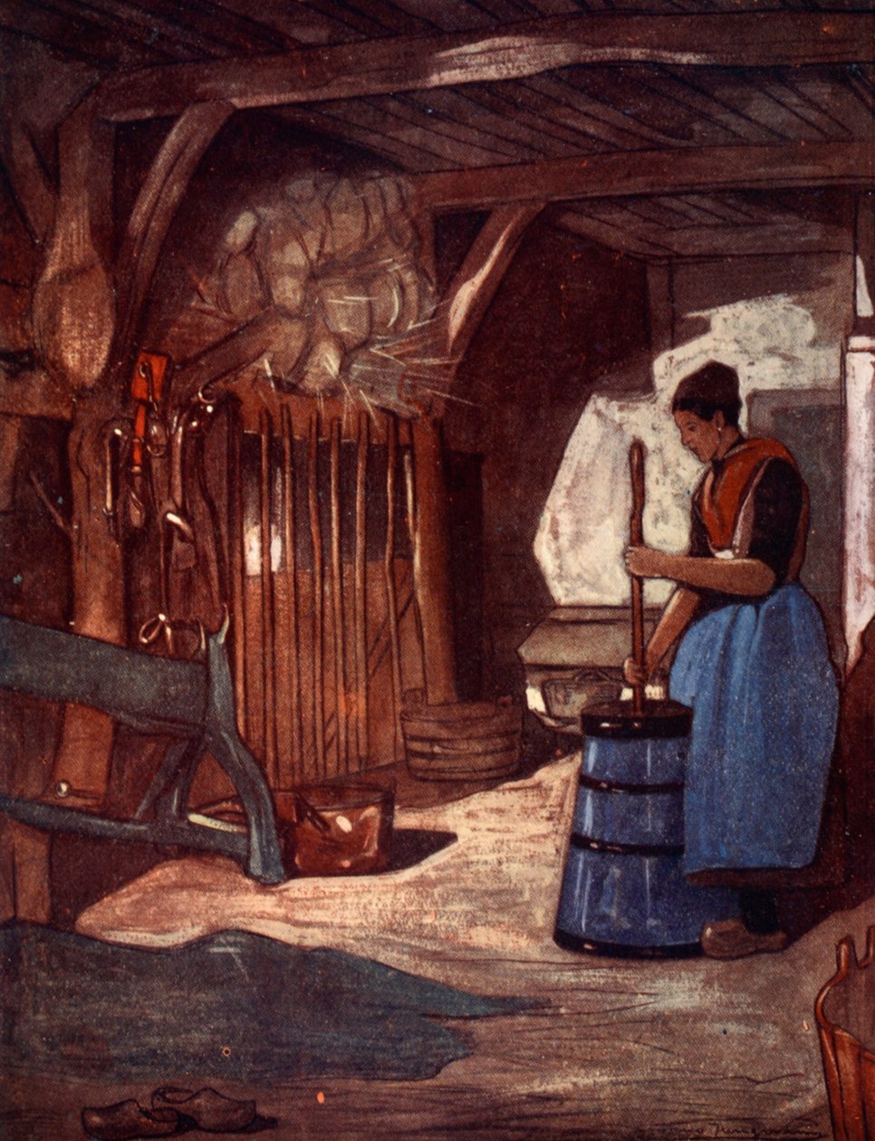 Barattage à Elspeet, 1904 - Nico Jungman