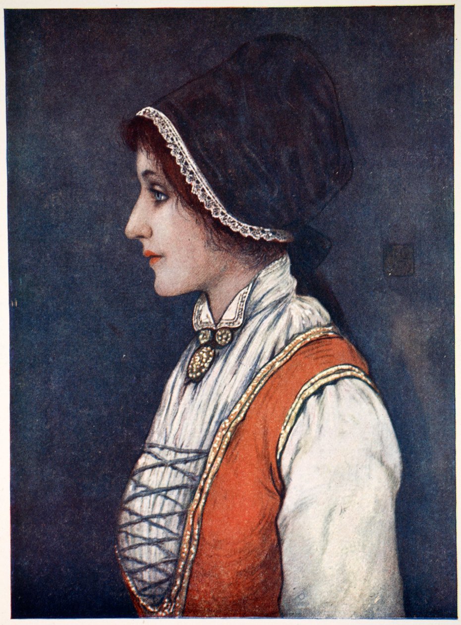Costume porté dans le district de Bergen, 1905 - Nico Jungman