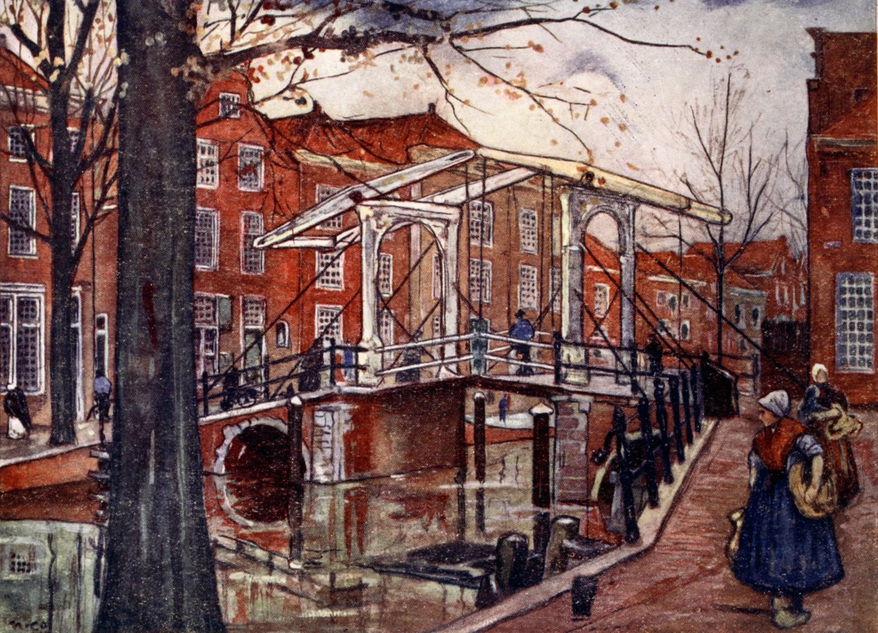 De Oude Rijn, Leyde - Nico Jungman