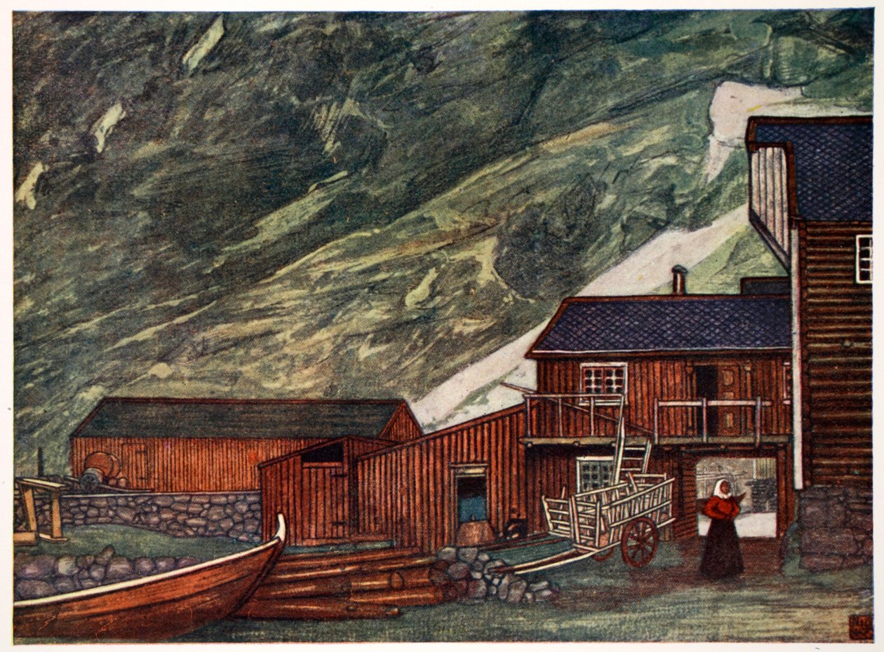Sur le fjord, Sundalsoren, 1905 - Nico Jungman