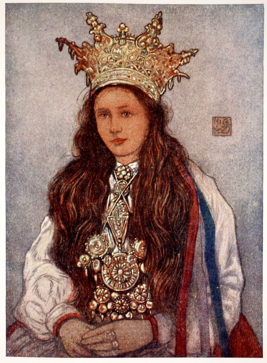 Une mariée de Hardanger, 1905 - Nico Jungman