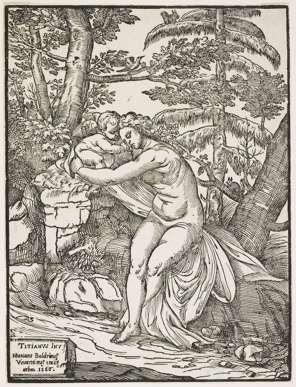 Vénus et Cupidon, 1566 - Nicolò Boldrini