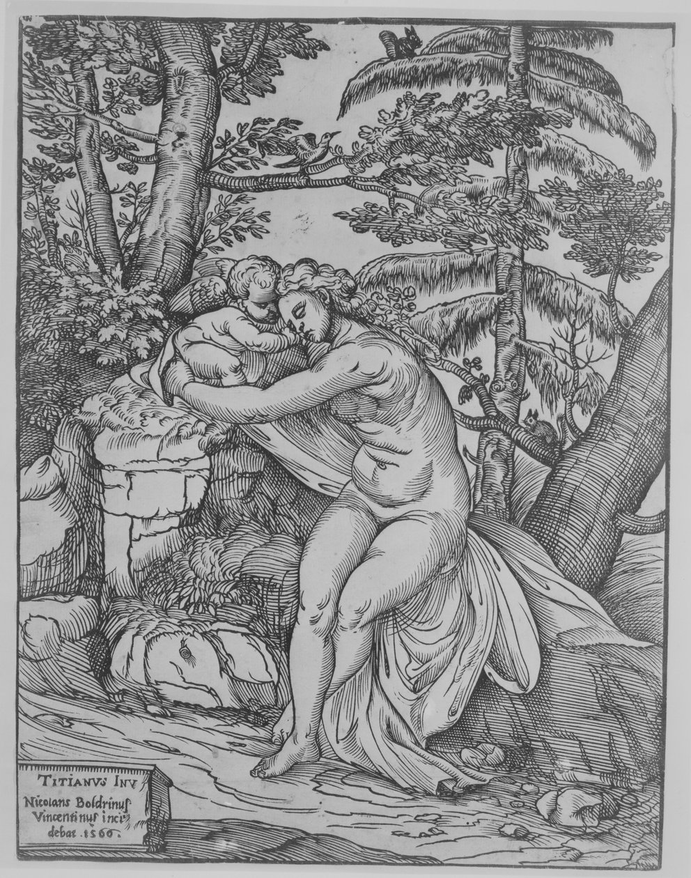 Vénus et Cupidon - Nicolò Boldrini