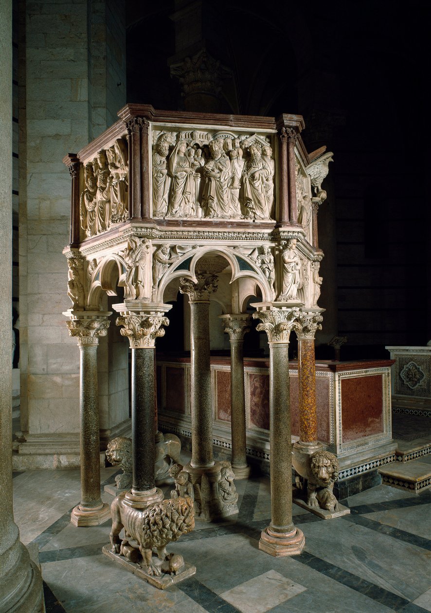 Chaire du baptistère de Saint-Jean - Nicola Pisano