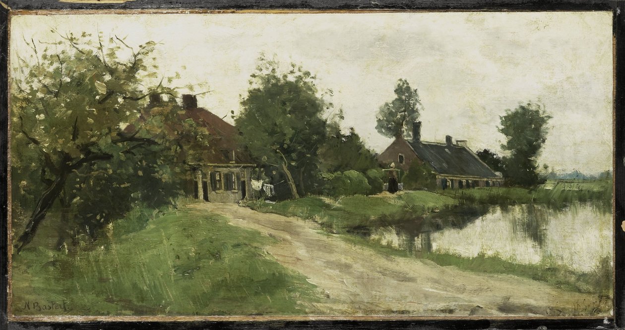 Près de Breukelen sur la Vecht - Nicolaas Bastert