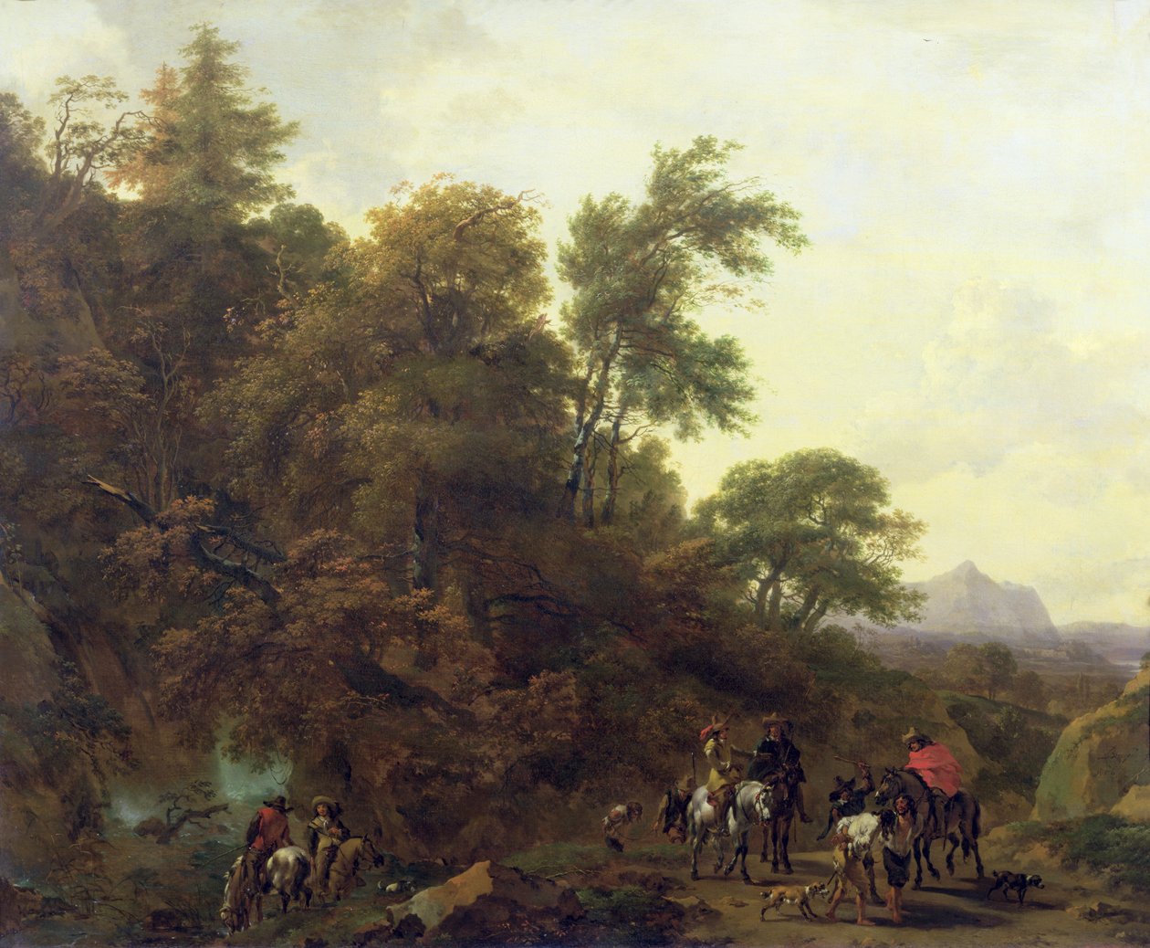 Paysage Boisé avec Soldats Escortant des Prisonniers, 1656 - Nicolaes Pietersz. Berchem
