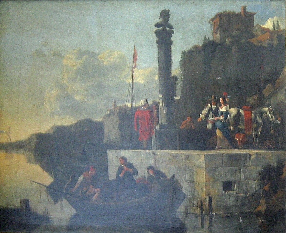 Port maritime italien - Nicolaes Berchem
