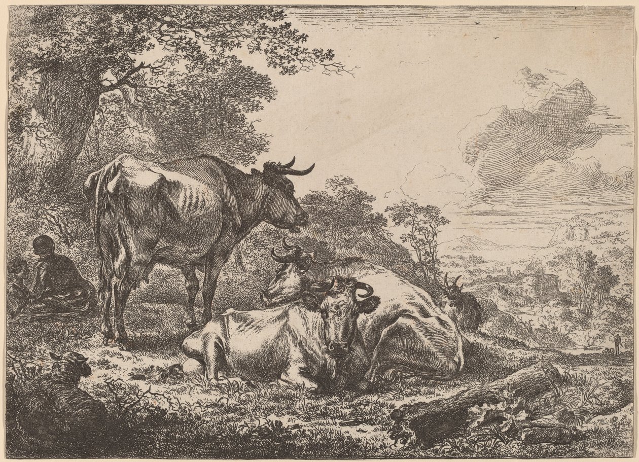 Vaches au repos - Nicolaes Berchem