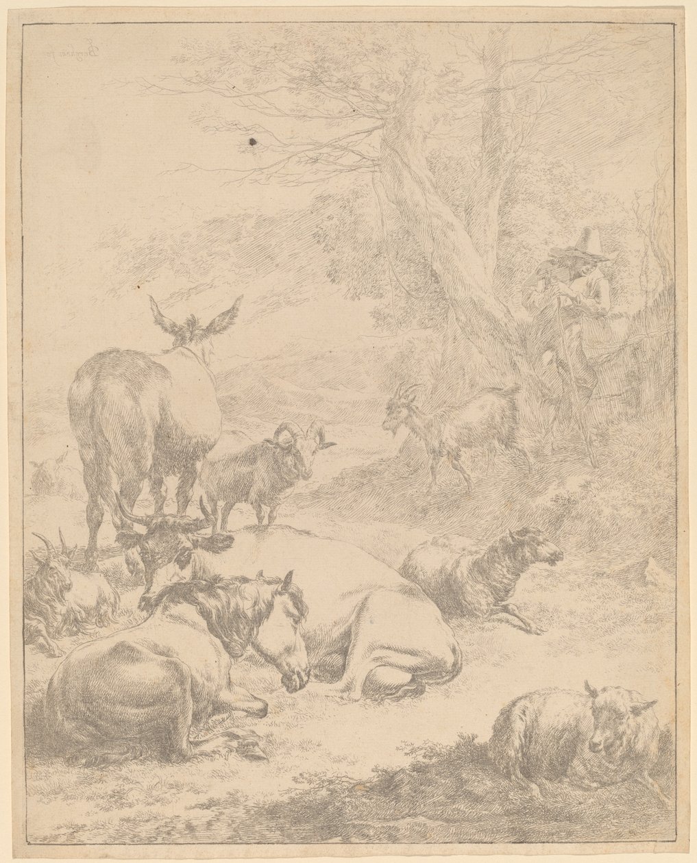 Troupeau au repos - Nicolaes Berchem