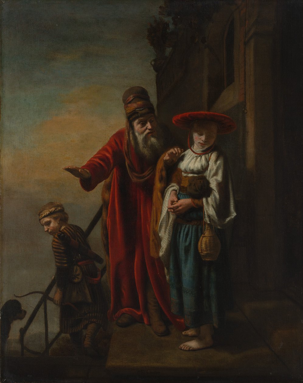 Abraham renvoyant Agar et Ismaël - Nicolaes Maes