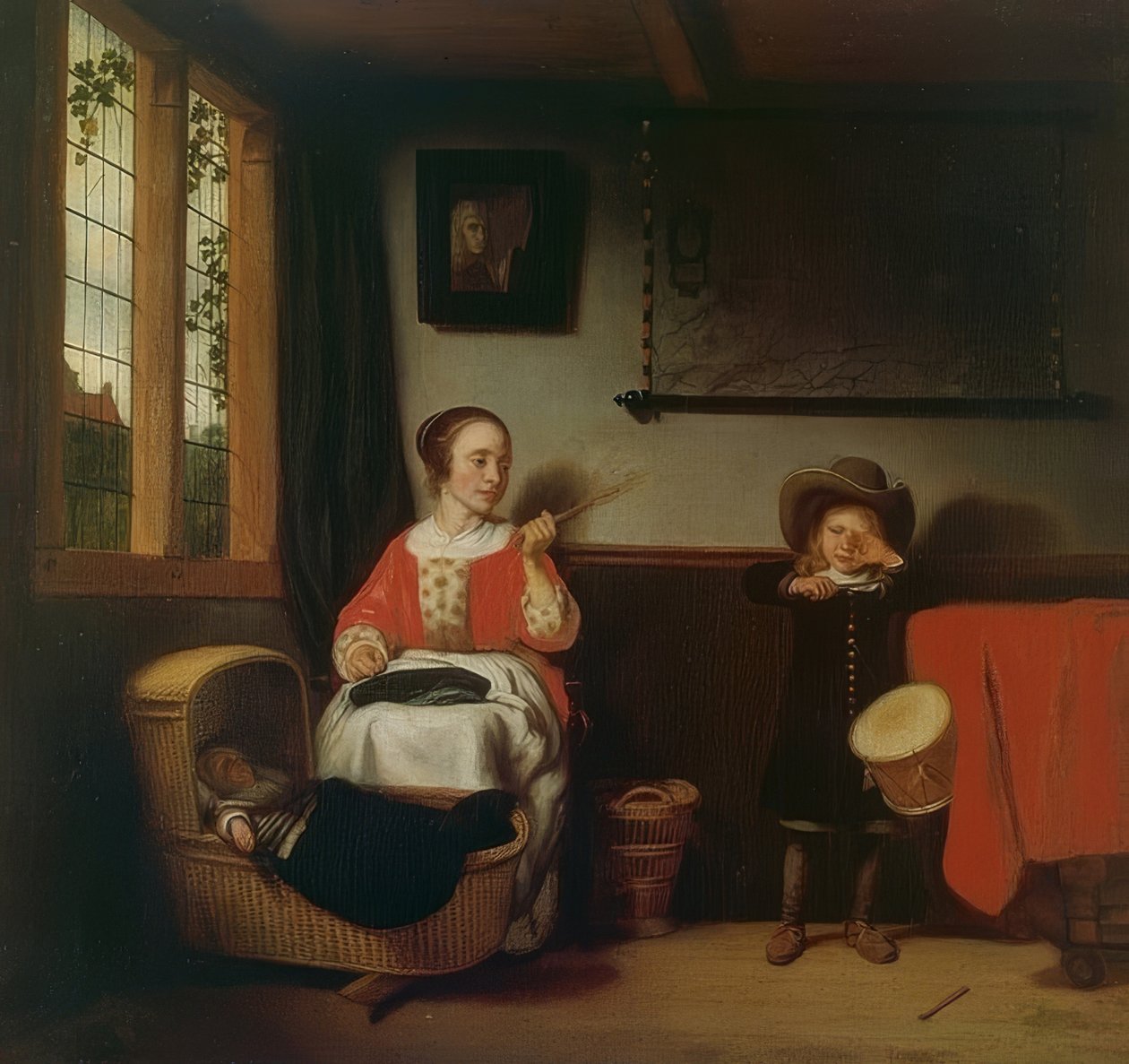 Le petit tambour désobéissant - Nicolaes Maes