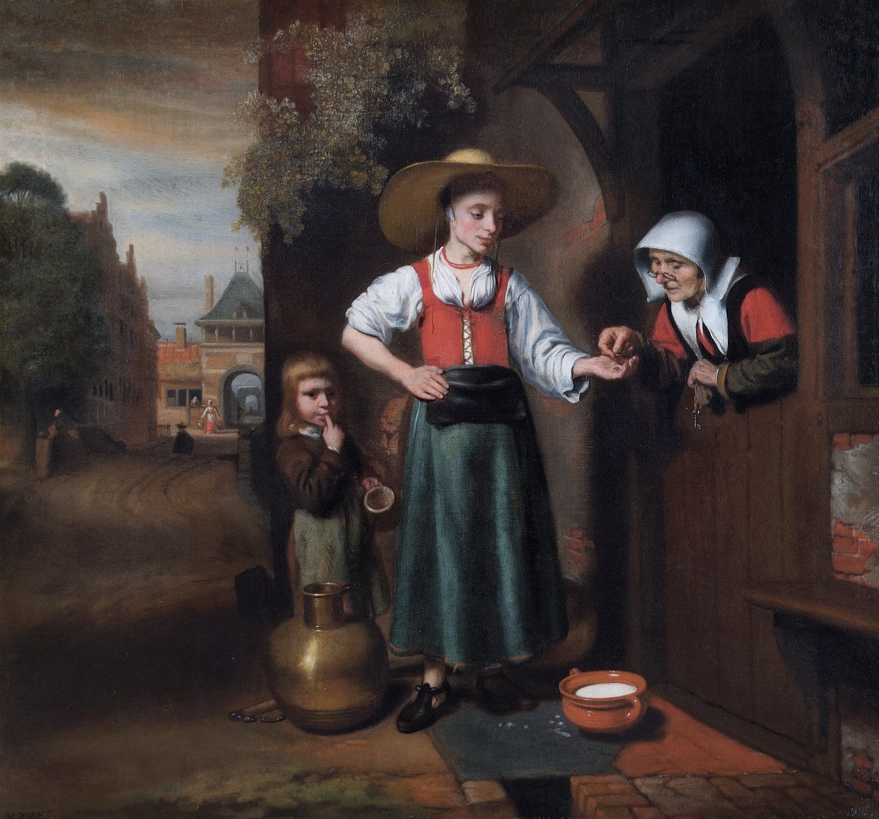 La laitière - Nicolaes Maes