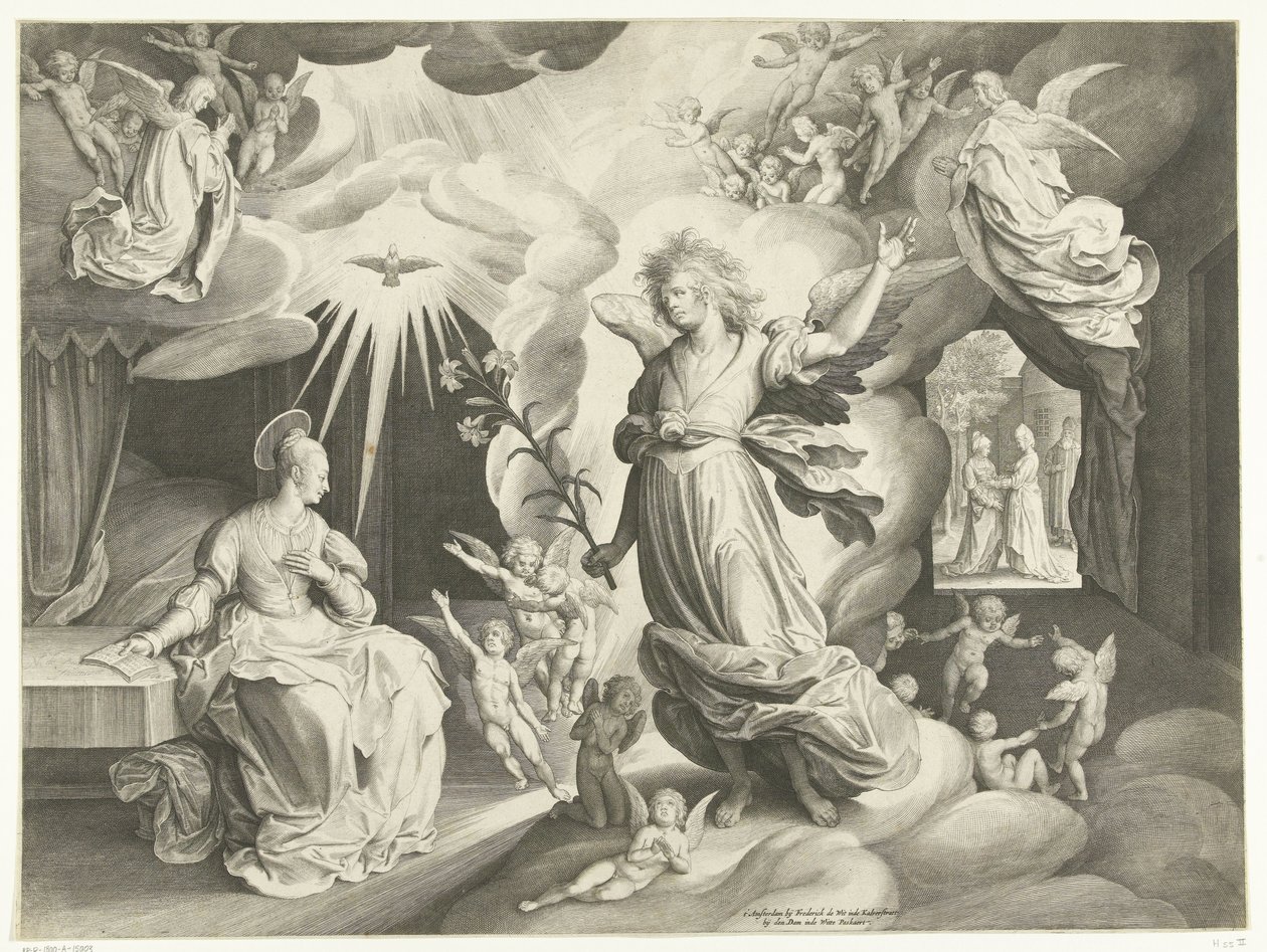 Annonciation - Nicolaes de Bruyn
