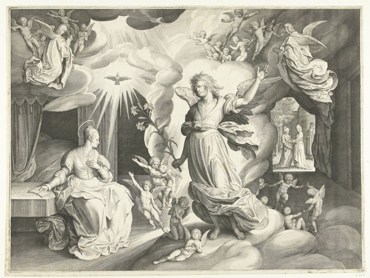 Annonciation - Nicolaes de Bruyn