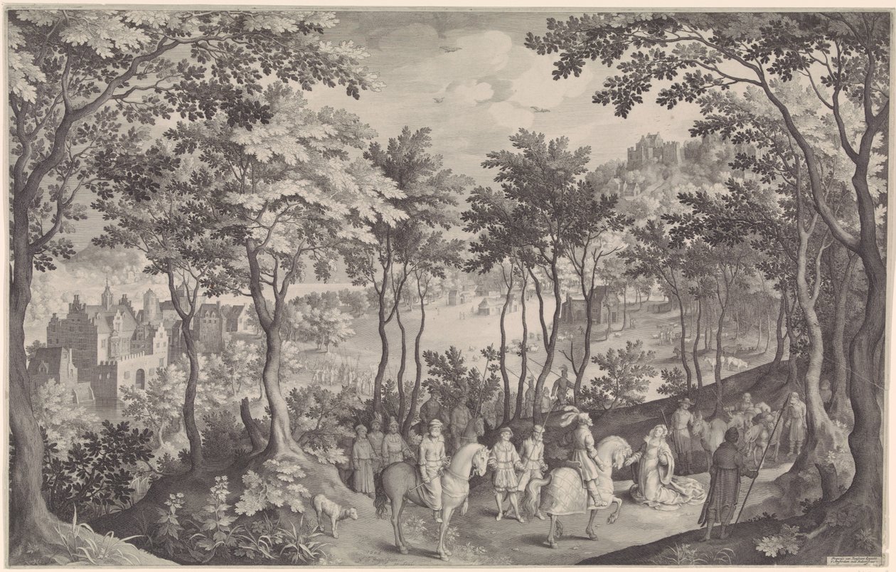 David et Abigaïl - Nicolaes de Bruyn